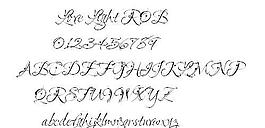 Love Light ROB 英文字體下載