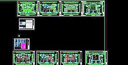 文體中心三層框架結構建筑電氣設計圖