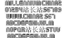 Millennium 英文字體下載