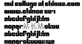 MD Collage AL 英文字體下載