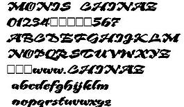 MONIST 英文字體下載