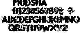 MUDSHAKE_83 英文字體下載