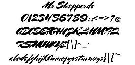 Mr Sheppards 英文字體下載
