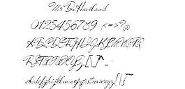 Mr DeHaviland 英文字體下載