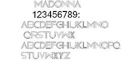 Madonna 英文字體下載