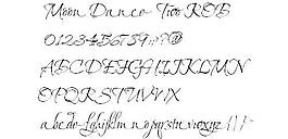 Moon Dance Two ROB 英文字體下載