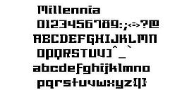 Millennia 英文字体下载