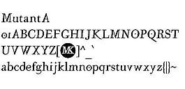 MutantA 英文字體下載