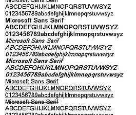 Microsoft Sans Serif 英文字體下載