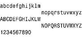 Monospacetypewrite 英文字體下載