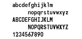 Monofont 英文字體下載