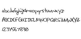 Maxshandwritin 英文字體下載