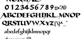 NORMALBRUSH 英文字體下載