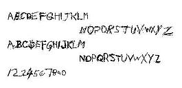 Nailscratch 英文字體下載