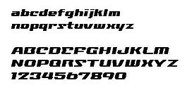 National 英文字體下載