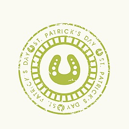 快樂(lè)的圣巴特里克節(jié)概念與蹩腳的橡皮圖章與文本的圣巴特里克節(jié)馬背景鞋