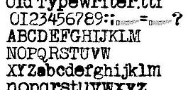 Old Typewriter 英文字體下載