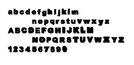 Overprint 英文字體下載