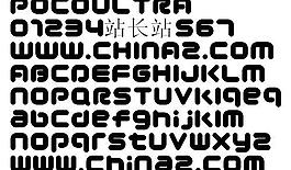 POCOULTRA 英文字体下载