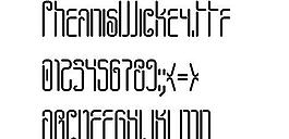 PheanisWickey 英文字体下载