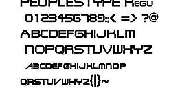 PEOPLESTYPE 英文字體下載