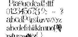 PlAGuEdEaTH 英文字体下载