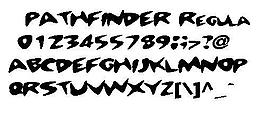PATHFINDER 英文字體下載