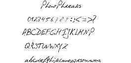 PhontPhreaks Handwriting 英文字體下載