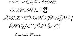 Passions Conflict ROB 英文字體下載