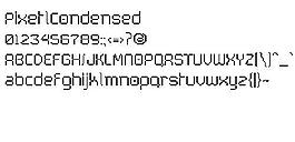 PixetlCondensed 英文字體下載