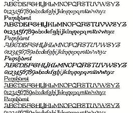 Penshurst 英文字體下載