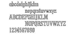 Pointout 英文字體下載
