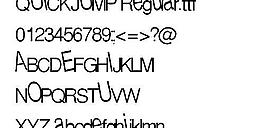 QUICKJUMP 英文字體下載