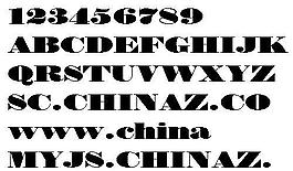 RIGID 英文字體下載