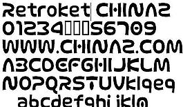 Retroket 英文字體下載