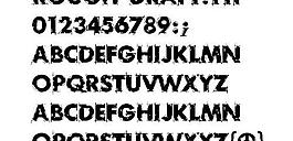 Rough Draft 英文字體下載
