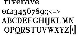 riverave 英文字體下載