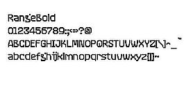RangeBold 英文字体下载