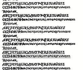 Regular 英文字體下載