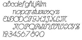 Rhumbascript 英文字體下載