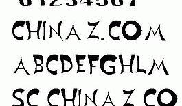 SCANT 英文字體下載