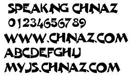 SPEAKINGSTYLE 英文字體下載
