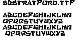 SBStratford 英文字體下載