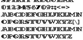 SPIRIT 英文字體下載