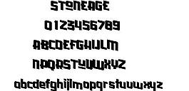 STONEAGE 英文字體下載