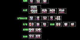 三層辦公樓生產部設計施工圖