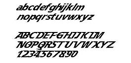 Speedy 英文字體下載
