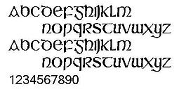 Slaine 英文字體下載