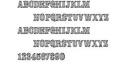 Stenfr 英文字體下載