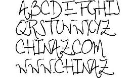 tehzeta 英文字體下載